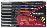 Prismacolor 1736674 Premier Illustration Brush Tip Art Markers, Assorted Colors, 8-Count