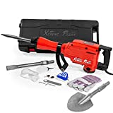 XtremepowerUS 61116-XP Jack Hammer w/Chisel & Shovel Bits Heavy Duty Electric 2200W Demolition Construction Concrete Breaker Punch Drill