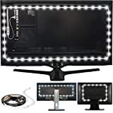 Power Practical LED Lights for TV Backlight - Luminoodle, USB Powered TV LED Light Strip w/ Bias Ambient Lighting for Home Theater - True White - Size (24'-29” TV)