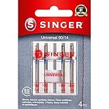SINGER 04736 Sewing Machine Needles, 5-Pack, 90/14-5 5 Count