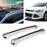 Autoxrun Roof Rack Cross Bars Replacement for Ford Escape Kuga 2013 2014 2015 2016 2017 2018 2019 Lockable Baggage Luggage Rail Racks Crossbars