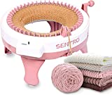 48 Needles Knitting Machines with Row Counter, Smart Weaving Loom Knitting Round Loom for Adults/Kids, Knitting Board Rotating Double Knit Loom Machine Kits