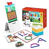 Osmo - Little Genius Starter Kit for Fire Tablet + Early Math Adventure - Valentine Toy/Gift - 6 Educational Games-Counting, Shapes & Phonics-STEM Gifts-Ages 3 4 5(Osmo Fire Tablet Base Included)