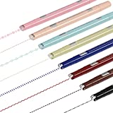 AECHY Colored Curve Pens, Dual Tip Pens with 6 Different Curve Shapes & 8 Colors Fine Tips, Journal Planner Pens For Writing Journaling Note Taking Drawing Scrapbook Art Office School Supplies