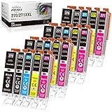 INK4U Compatible 270 271 Ink Cartridges Replacement for Canon Ink 270 271 Combo Pack PGI-270XL CLI-271XL for MG7720 TS9020 MG6820 TS6020 TS6000 (4 Large Black,4 Small Black,4 Cyan,4 Magenta,4 Yellow)