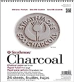 Strathmore 561-2 12 X 18 ASST Tint 500 Series Charcoal, 12'x18', 24 Sheets , White