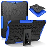 DETUOSI Galaxy Tab S2 9.7' Case 2015, Samsung Tab S2 9.7 Protective Case (SM-T810/T813/T815), Full-Body Heavy Duty Rugged Kickstand Shockproof Cover for Samsung Galaxy Tab S2 9.7 inch Tablet#Dark blue