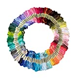 Friendship Bracelet String 50 Skeins Rainbow Color Embroidery Floss Cross Stitch Embroidery Thread Cotton Friendship Bracelet Thread Floss Bracelet Yarn, Craft Floss