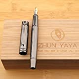 ZHUN YAYA Fountain Pen sets for men gift Iridium pen nib with Nice Bamboo Box