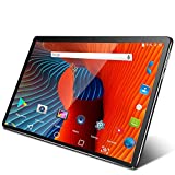 Tablet 10.1 Inch Android 3G Phone Tablets with 32GB Storage Dual Sim Card 5MP Camera, WiFi, Bluetooth, GPS, Quad Core, HD Touchscreen, Support 3G Phone Call (Black)