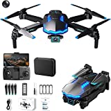Drone with Single Camera, 4K HD FPV Camera Drone for Kids and Adults Mini Foldable RC Airplane WiFi RC Quadcopter Drone Headless Mode One Button StartSmart Obstacle Avoidance