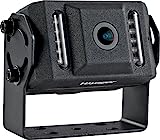Voyager VCMS155B Color CMOS IR LED Camera, Black, 1/4' CMOS Image Sensor, 420 TV Lines Resolution, 155 Degrees Viewing Angle, 0 Lux (with IR LED ON) Min Illumination, Built-in Microphone