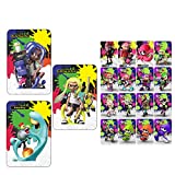 Latest Release 20-PCS NFC Cards Box for Splatoon Amiibo, fits Switch Games Splatoon 3, Inkling (Yellow)/ Octoling (Blue)/ Smallfry.