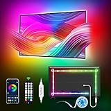 LED Lights for TV Led Backlight, 16.4ft RGBIC Led Strip Lights for TV Lights Behind, MATICOD USB Led Light Strip for 65-85in TV, Bluetooth APP Control Music Sync Ambient Lighting for Gaming Room