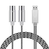Koldot MIDI Cable 5 Pin MIDI to USB Cable MIDI Interface in-Out to USB Converter MIDI Adapter with Indicator for Piano Keyboard to PC Mac Laptop