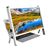 Laptop Screen Magnifier,Gaming Video Monitor Magnifier Amplifier Holder for Phone Laptop,Ultra-Clear Blu-ray 3X Magnifying Lens,Perfect for Families,Seniors,Girls Gifts (Color : White)