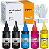 INKNI 500ml Sublimation Ink Refill for ecotank ET2720 ET2750 ET2760 ET4700 ET4760 ET15000 ET2650 C88 WF7710 WF7820 Inkjet Printer Heat Press Transfer on Mugs Plates T-Shirts Pillows Phone Case
