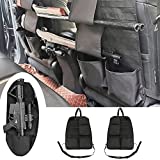 Winunite Tactical Car Seat Back Gun Rack Holder Organizer with Molle Panel Front Seatback Cover Storage Bag for Hunting Rifle Shotgun Mount Universal Fit Vehicles SUV Truck MPV Pickup - 2PCS