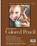 Strathmore Colored Pencil Spiral Paper Pad 9'X12'-30 Sheets -62477900