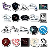20 PCS Stickers Pack Kali Aesthetic Linux Vinyl Colorful Waterproof for Water Bottle Laptop Scrapbooking Luggage Guitar Skateboard