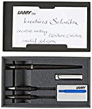 LAMY Joy L11SET Fountain Pen Calligraphy Set, 0.04, 0.06, 0.07 inches (1.1, 1.5, 1.9 mm), Steel Nib, Genuine Import Product, Black, 7.1 x 0.5 inches (18 x 1.2 cm)