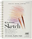 Strathmore (25-508 STR-025-508 100 Sheet Sketch Pad, 8.875 by 11', 8.5'x11', White
