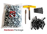 Escape Climbing Hardware Starter Package | Ideal for Installing Rock Climbing and Bouldering Holds | Includes Premium T-Nuts, Bolts, Drill Bit, and a Wrench