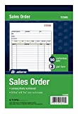 Adams Sales Order Book, 3-Part Carbonless, White/Canary/Pink, 5-9/16' x 8-7/16', 50 Sets (TC5805)
