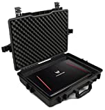 CASEMATIX 17' Elite Custom Waterproof Laptop Case Compatible with Acer Predator Helios 300, Helios 500, Nitro 5 and More 15.6 inch & 17.3 inch Gaming Laptops with Accessories