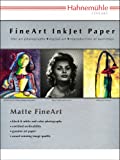 Hahnemuhle Matte German Etching, 100% TCF Pulp, Natural White Watercolor Inkjet Paper, 19.6 mil, 310 g/mA, 8.5x11, 25 Sheets