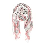 Scarf for Women Lightweight Geometric Fashion Spring Fall Winter Scarves Shawl Wraps (F010-15)