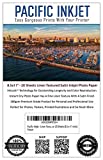 8.5x11 10mil Linen Textured Satin Inkjet Printer Photo Paper 20 Sheets 260gsm (8.5-x-11-inch) Premium Printing Paper for Photos Art Photography with Tight Weave Canvas Linen Texture