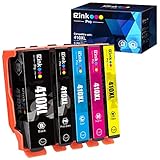 E-Z Ink Pro 410XL Remanufactured Ink Cartridge Replacement for Epson 410XL 410 XL T410XL to use with XP-640 XP-830 XP-7100 XP-530 XP-630 (5 Pack, 1 Black, 1 Cyan, 1 Magenta, 1 Yellow, 1 Photo Black)