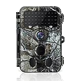 Vikeri Trail Camera, Game Camera 1520P with 0.1s Trigger Speed Trail Cam with 80ft Motion Activated Detection, 65ft Night Vision, Waterproof, Hunting Cameras for Outdoor Wildlife Monitoring