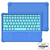 Made For Amazon Kids Wireless Bluetooth Keyboard in Blue, for 10” Fire Kids Pro and 10” Fire Kids Tablets.