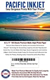 (8.5-x-11-inch) Professional Quality Acid-Free Bright White Matte Inkjet Artist Paper 100-Sheets 230gsm 12mil | A Fine Art Inkjet Coated Cardstock-like Paper For All Inkjet Brands