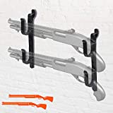 Gun Rack 14' - Gun Racks for Wall - Truck Gun Racks Rear Window - Rifle Rack for Truck - Truck Gun Holder - Gun Mount for Wall - Gun Storage Rack for 2 Rifle/Shotgun - Shotgun Wall Mount - Bow Rack