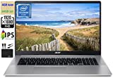 Acer 2022 Newest Chromebook 17.3' FHD 1080p Widescreen Light Laptop, Intel Celeron N4500 (Up to 2.8GHz), 4GB RAM, 64GB eMMC,HD Webcam,UHD Graphics, WiFi 6, 10+ Hours Battery,Chrome OS,w/MarxsolCables