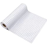 Transfer Tape for Vinyl - 12” x 50 FT w/Blue Alignment Grid for Adhesive Vinyl - Medium Tack Vinyl Transfer Tape for Silhouette Cameo by JANDJPACKAGING