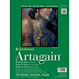 Strathmore Black Artagain Paper Pad 9'X12'-24 Sheets -445109