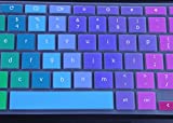 Colorful Keyboard Cover for Acer Chromebook Spin 11 311 C733 CP311 511 512/Chromebook 11 CB3-131 CB3-132 CP311 C738T CB5-132T/Chromebook Spin 713 CP713 R13 CB5-312T/Acer Chromebook 14 15.6', Rainbow