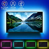 inShareplus SolarLang LED TV Backlight kit with Remote, 3.3ft Suitable for 24-40 inch TV PC Monitor -16 Colors 4 Dynamic Lighting Effects,Bias Lighting for HDTV, Home Movie Decor