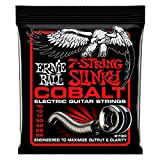 Ernie Ball 7-String Skinny Top Heavy Bottom Slinky Cobalt Electric Guitar Strings, 10-62 Gauge (P02730)