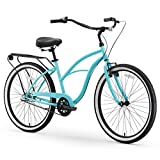 sixthreezero Around The Block Women's Beach Cruiser Bike, 1/3/7/21 Speed Bicycles, 26'/24' Wheels, Multiple Colors