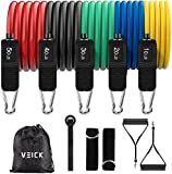 VEICK Resistance Bands Set,Exercise Bands,Workout Bands,Resistance Band with Handles for Men,Weights for Women at Home,Strength Training Equipment for Working Out