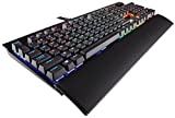 CORSAIR K70 RGB MK.2 RAPIDFIRE Mechanical Gaming Keyboard - USB Passthrough & Media Controls - Fastest & Linear - Cherry MX Speed - RGB LED Backlit (Renewed)