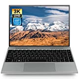 Windows 10 Home Laptop Computer, XOPPOX 2022 Newest 13.5' UHD 3000 x 2000 Clear Screen PC Laptops with Intel Celeron N4020 Dual Core 8GB RAM 128GB SSD for Students School Office, Gray