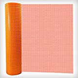 Uncoupling Membrane 1/8” Underlayment – 108 sq. ft. - Waterproofing Tile or Stone Flooring Bathroom, Shower, Sauna, Steam Room Floor – Water Proof & Crack Isolation – Snap Products