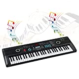 61 Keys Keyboard Piano,Portable Keyboard Piano for Beginners Adults Kids,Electronic Digital Piano for Kids with Built-in Speaker Microphone