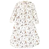 Hudson Baby Unisex Baby Premium Quilted Long Sleeve Sleeping Bag and Wearable Blanket, Enchanted Forest, 6-12 Months